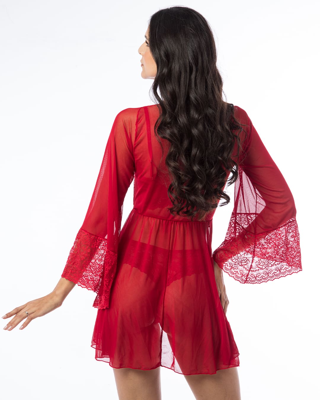 Sheer Robe - Laura
